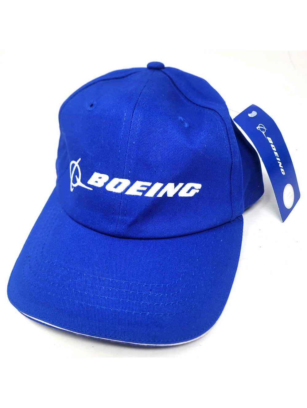 Boeing Logo Baseball Cap Blue NWT Adjustable Aviation Hat New With Tags